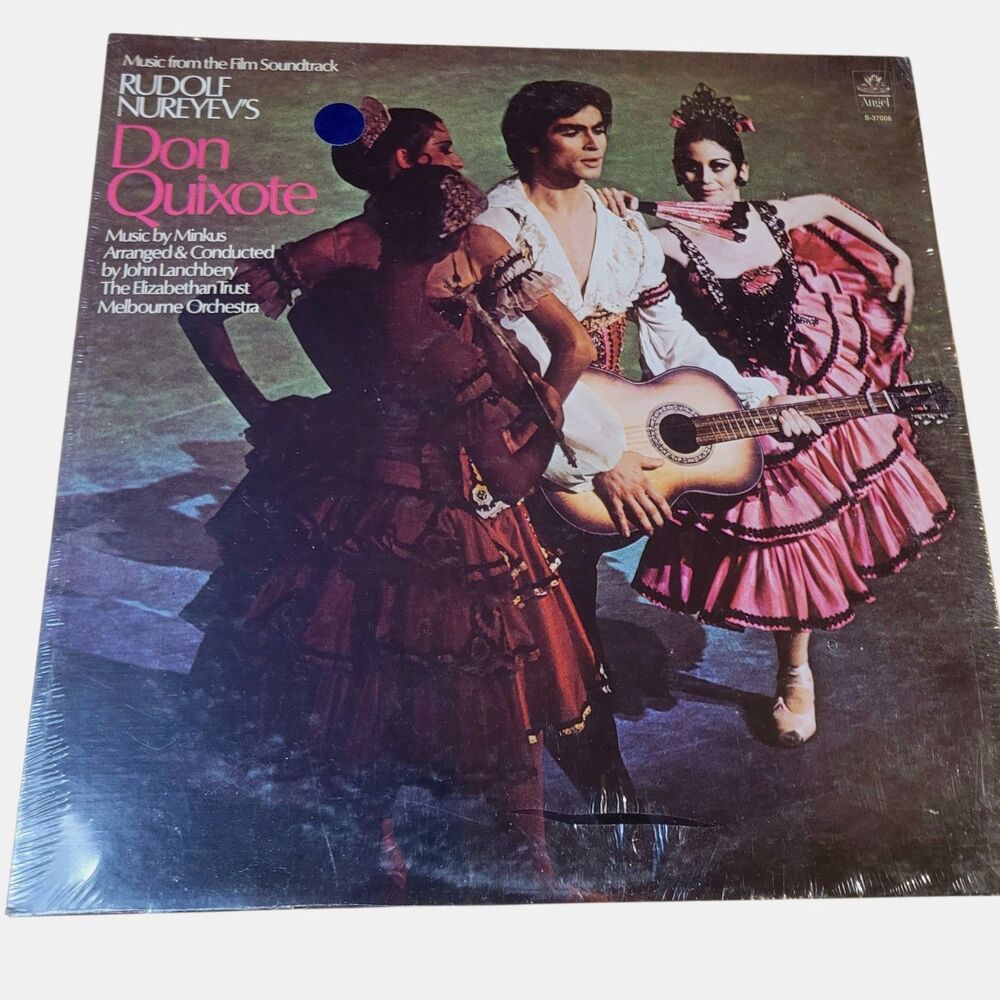 Rudolf Nureyevs Don Quixote Soundtrack 12" Vinyl Record 1974 Angel 537 537 New